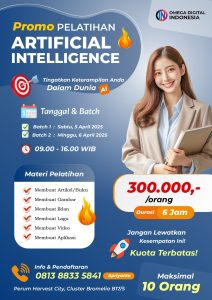 Workshop Belajar AI / Artificial Intelligence Create Gambar, Video, Artikel, Iklan, Aplikasi dan Cerita Keren dengan AI